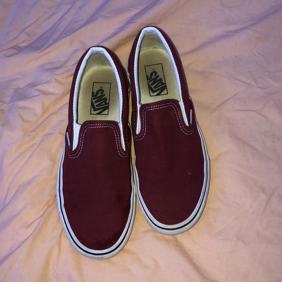 Burgundy/red women’s vans - Picture 1 of 5
